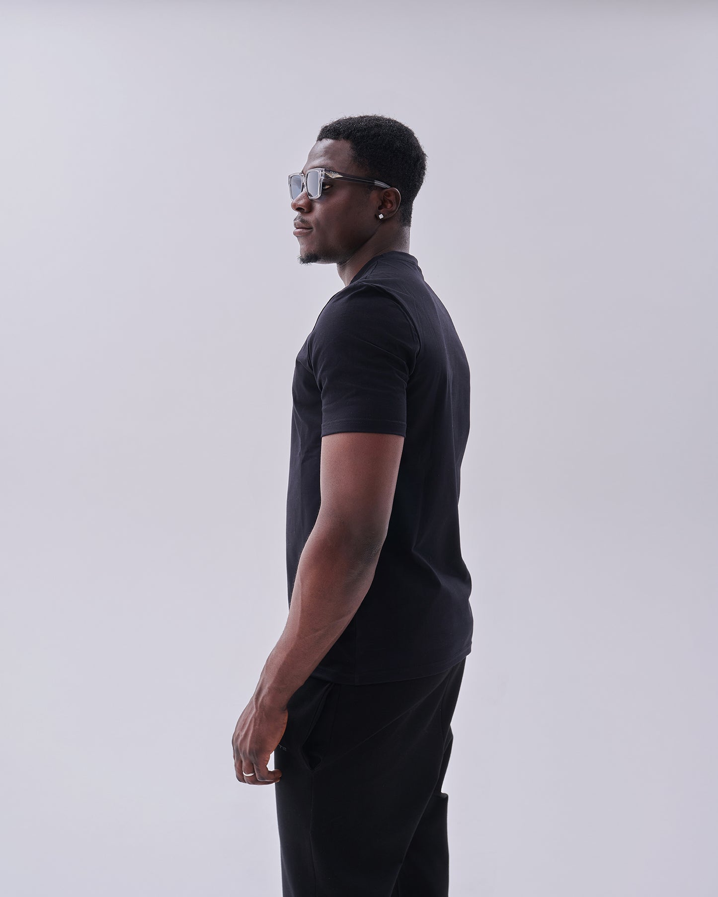 GOYETTE BLACK LOGO T-SHIRT