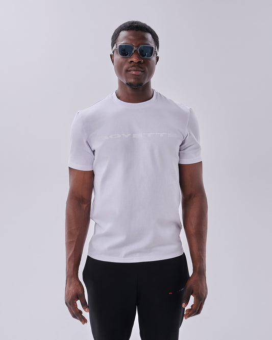 GOYETTE WHITE LOGO T-SHIRT